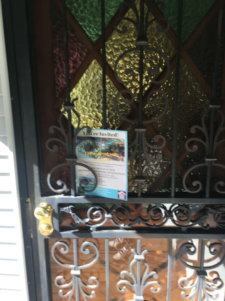 Neighbors Only Open House flyer